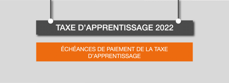 taxe apprentissage echeances 2022